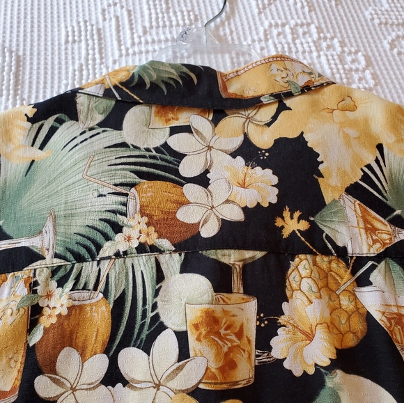 Seven Palm Island Authentics Silk/Rayon Shirt XL - Picture 5 of 8